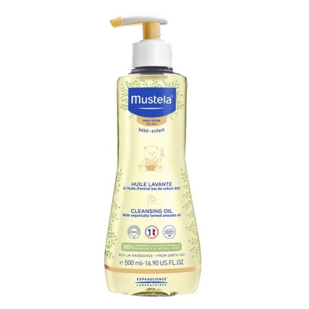 Mustela Olio da Bagno Detergente Pelle Secca 500 ml