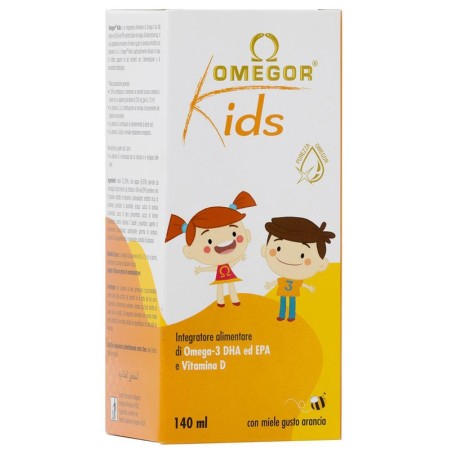 Omegor Kids Integratore Difese Immunitarie e Funzioni Cerebrali 140 ml