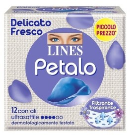 Lines Petalo Blu Con Ali 12 Pezzi