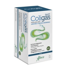 Aboca Coligas Fast Tisana Integratore Gonfiore Addominale 20 Bustine
