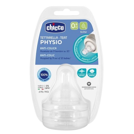 Chicco Tettarella Perfect5 In Silicone Flusso Normale  0 m 2 Pezzi