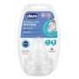 Chicco Tettarella Perfect5 In Silicone Flusso Regolare  4 Mesi 2 Pezzi