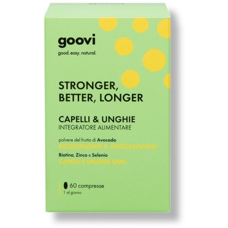 Goovi Integratore Unghie e Capelli 60 Compresse
