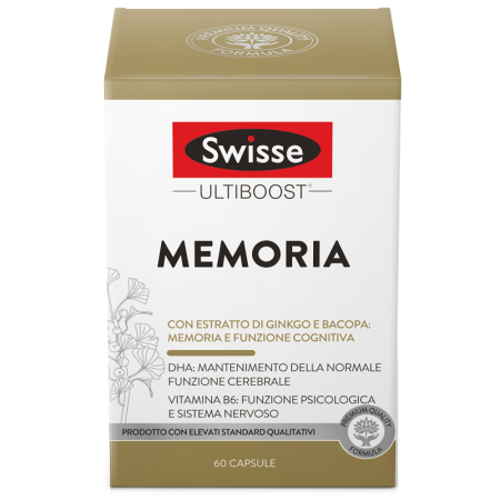 Swisse Memoria Integratore per la Funzione Cognitiva 60 Capsule