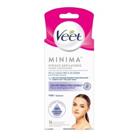 Veet Minima Strisce Depilatorie Viso 16 Pezzi
