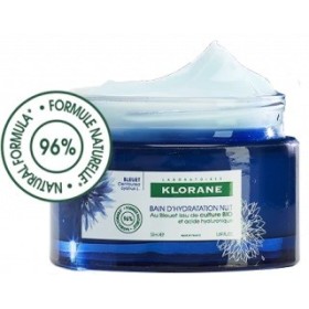 Klorane Fiordaliso BIO Bagno di Idratazione Notte con Acido Ialuronico di Origine Vegetale 50 ml