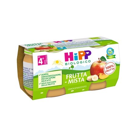 Hipp Bio Omogeneizzato Frutta Mista 2x80 g