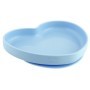 Chicco Piatto Cuore Silicone Con Ventosa Blu 1 Pezzo