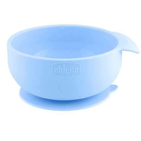Chicco Ciotola Con Ventosa Silicone Blu 1 Pezzo
