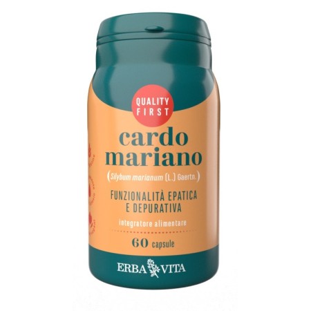Erba Vita Cardo Mariano Integratore Epatico 60 Capsule