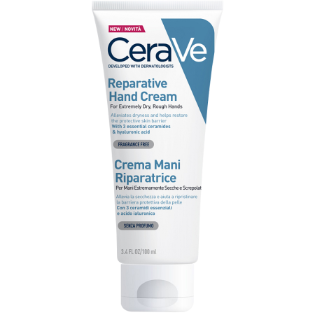 Cerave Crema Mani Riparatrice Per Pelli Estremamente Secche e Screpolate 100 ml