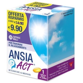 Ansia Act Integratore Tono Dell'Umore 21 Capsule