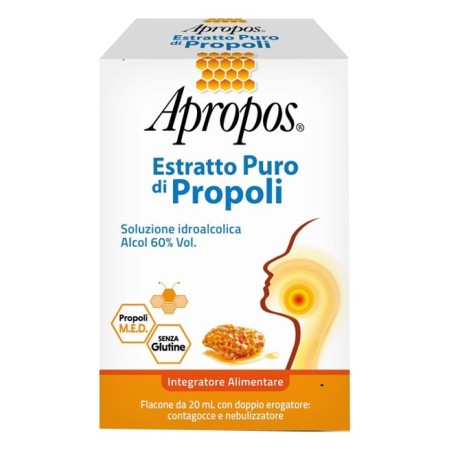 Apropos Estratto Puro di Propoli Spray   Contagocce 20 ml