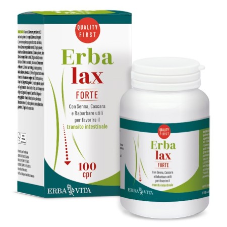 Erba Vita Erbalax Forte Integratore Intestinale 100 Compresse