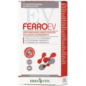 Erba Vita Ferro EV Retard Integratore di Ferro 30 Compresse