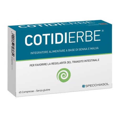 Specchiasol Cotidierbe Integratore Transito Intestinale 45 Compresse