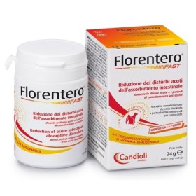 Florentero Fast Integratore Disturbi Intestinali Per Cani e Gatti 12 Compresse