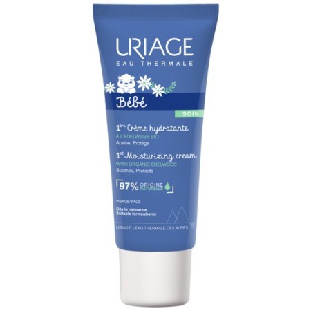 Uriage Bébé Crema Viso Idra-Protettiva Neonati 40 ml
