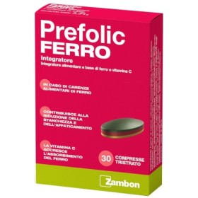 Prefolic Integratore Ferro 30 Compresse