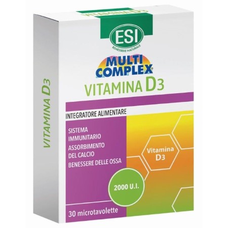 Esi Multicomplex Vitamina D3 Integratore  30 Tavolette