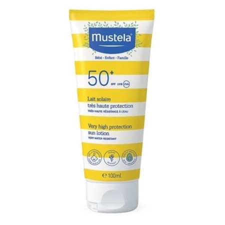 Mustela Latte Solare SPF 50  Protezione Per Tutta La Famiglia 100 ml