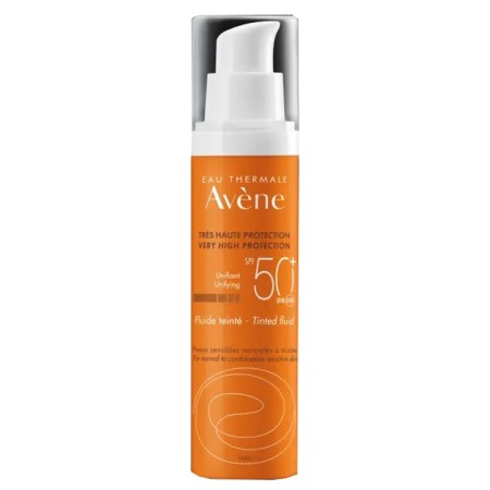 Avène Solare Fluido Viso Colorato SPF 50  Protezione Molto Alta 50 ml