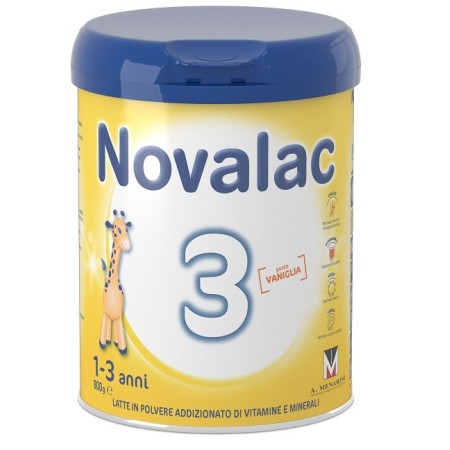 Novalac 3 Latte In Polvere Di Crescita Per Bambini da 1 a 3 Anni 800 g