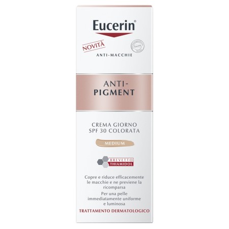 Eucerin Anti-pigment Crema Giorno Colorata SPF30 Medium 50 ml