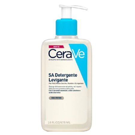 CeraVe Detergenza con Texture Gel non Schiumoso che Deterge, Esfolia e Leviga la Pelle, Proteggendol