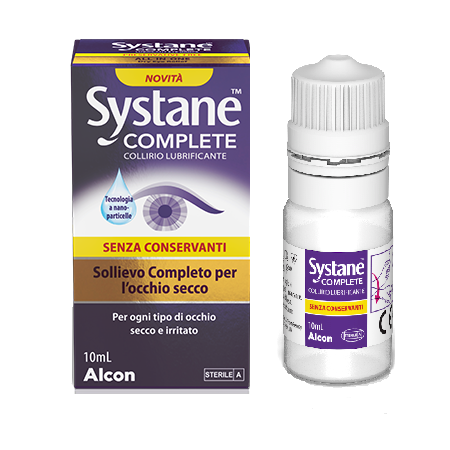 Systane COMPLETE Collirio Lubrificante Sollievo Occhio Secco 10 ml