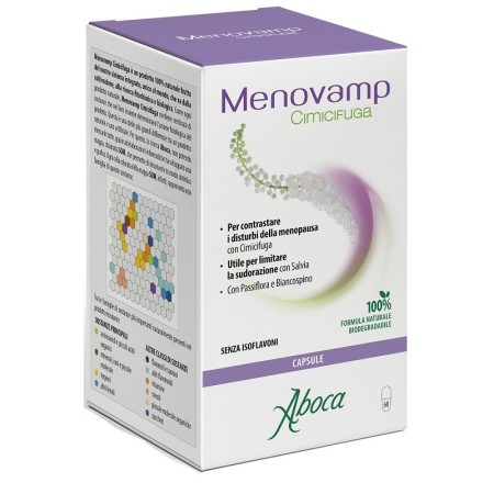 Aboca Menovamp Cimicifuga Integratore Per la Menopausa 60 Capsule