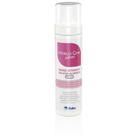 Hyalo Gyn Intimo Mousse Detergente Idratante PH 4,5 200 ml