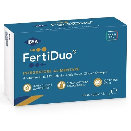 Fertiduo Integratore Per La Fertilità 60 Capsule Soft Gel