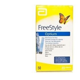FreeStyle Optium Strisce Reattive Glicemia 25 Pezzi