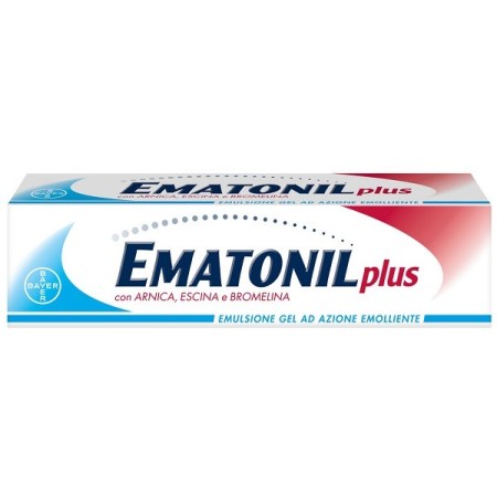 Ematonil Plus Emulgel, con Arnica, Escina, Bromelina e Mentolo Tubo da 50 ml