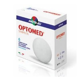 Optomed Simplex Tamponi Oculari Sterile Non Adesivo Per Immobilità Delle Palpebre 6 Pezzi