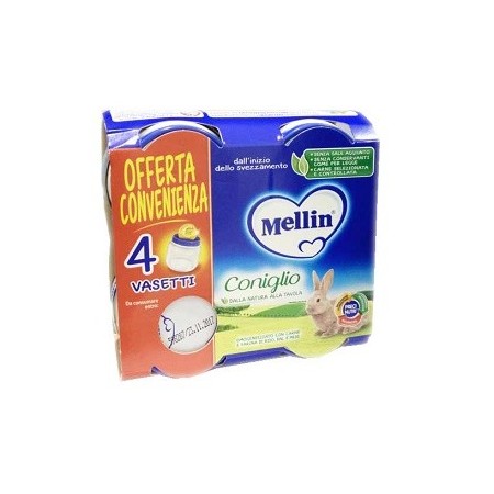 Mellin Omogeneizzato di Coniglio 4 x 80 g