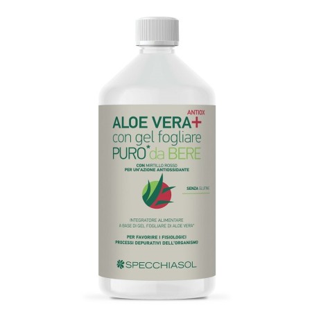 Specchiasol Succo Aloevera  Mirtillo Rosso Integratore Depurativo 1L