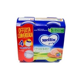 Mellin Omogeneizzato di Prosciutto 4 x 80 g