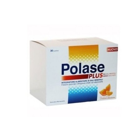 Polase Plus Magnesio e Potassio Integratore di Sali Minerali 36 Bustine