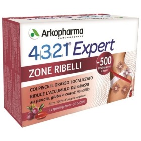 Arkopharma 4321 Expert Zone Ribelli Integratore Bruciagrassi