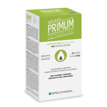 Primum Depurativo Minidrink Gusto Lime 15 Stick