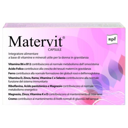 Matervit Integratore Multivitaminico 30 Capsule