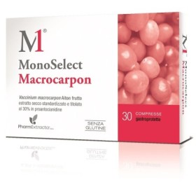 Monoselect Macrocarpon Integratore Vie Urinarie 30 Compresse