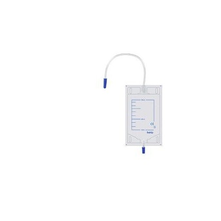 Safety Sacca Urina Gamba Con Valvola Di Scarico 10 cm 10 Pezzi