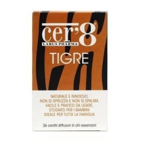 Cer'8 Tigre Diffusori Di Oli Essenziali Antizanzare 36 Cerotti