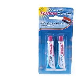 Forhans Tascabile Kit Ricambio Dentifricio 2x12,5 ml