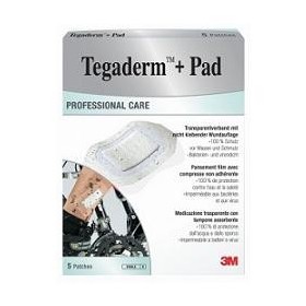 Tegaderm   Pad Cerotto con Tampone 9x10 cm 5 Pezzi