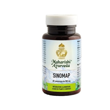 Maharishi Ayurveda Sinomap Integratore Vie Respiratorie 60 Compresse