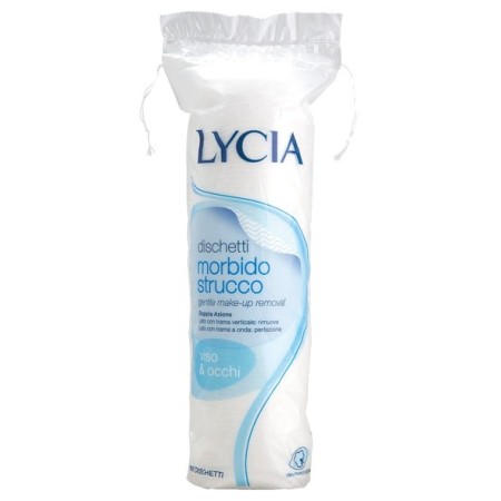 Lycia Dischetti Struccanti Viso e Occhi in Cotone 80 Pezzi